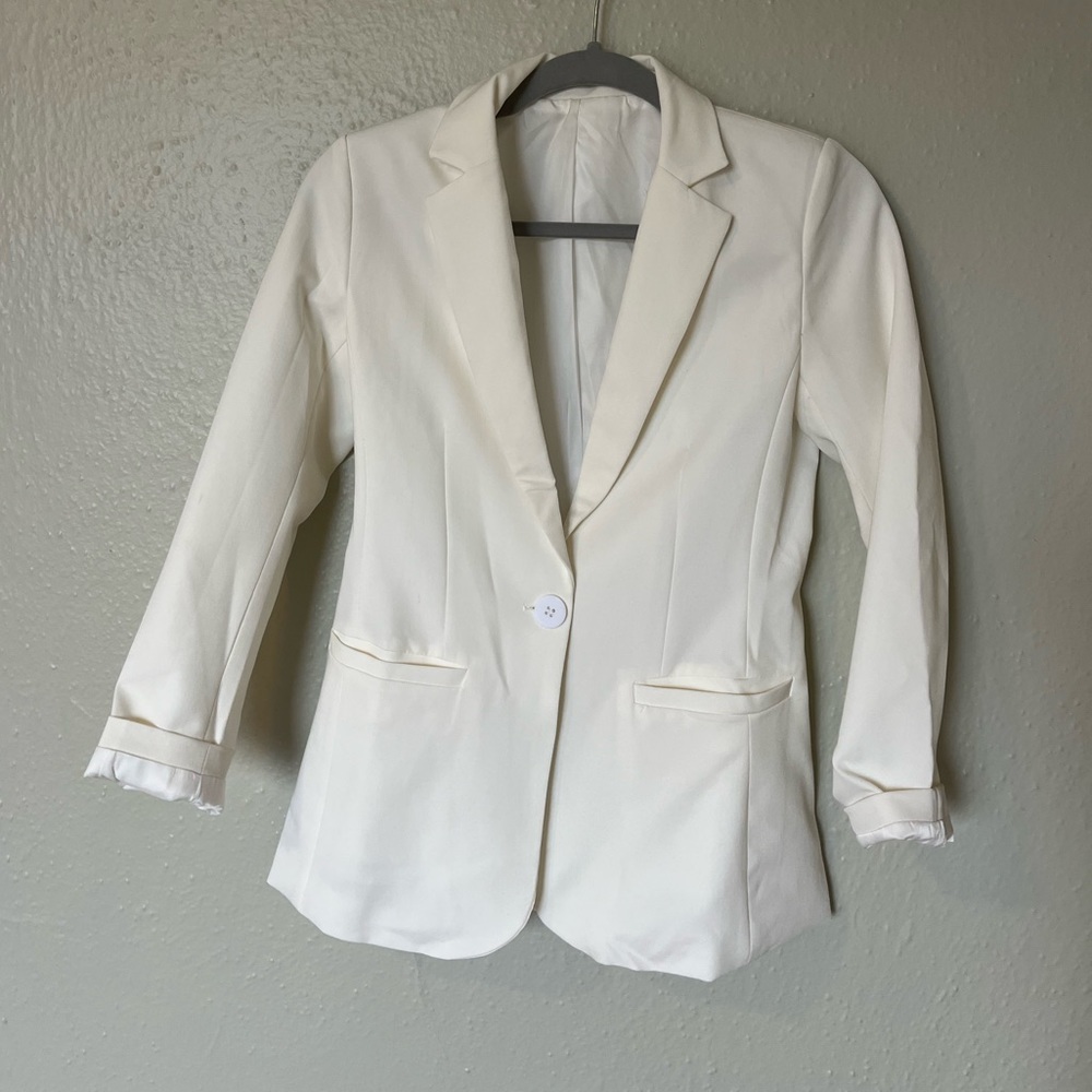 H&M White Blazer